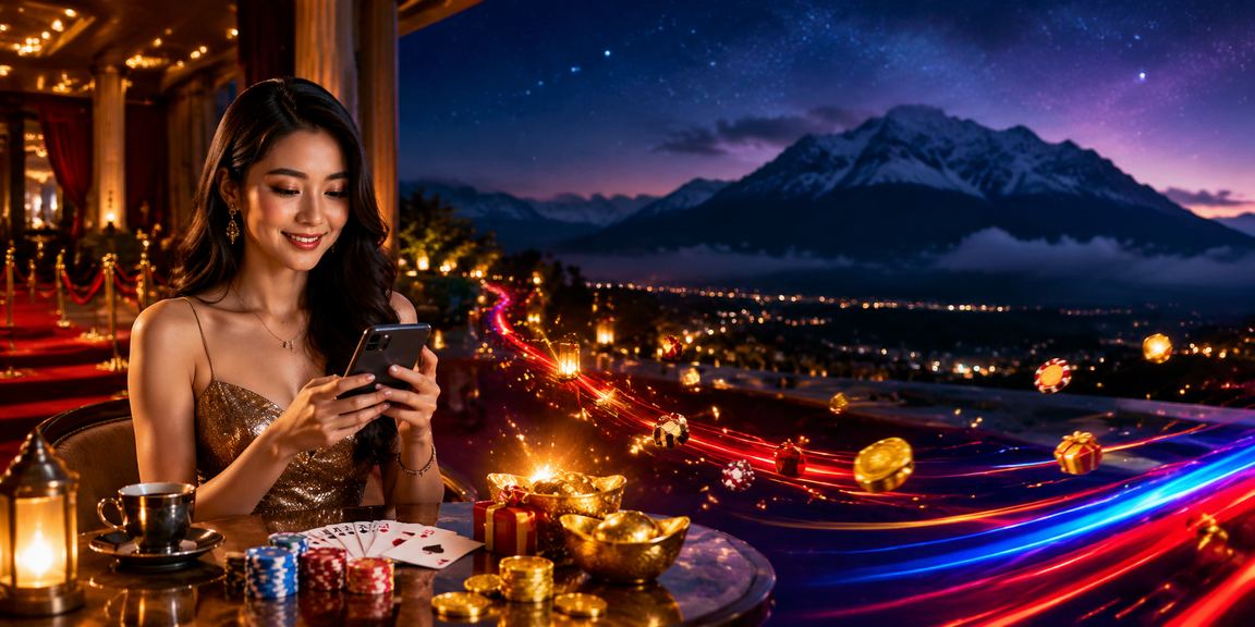 Pemain wanita Malaysia menikmati permainan Teen Patti